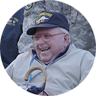 veteran smiling